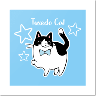 Tuxedo Cat Posters and Art